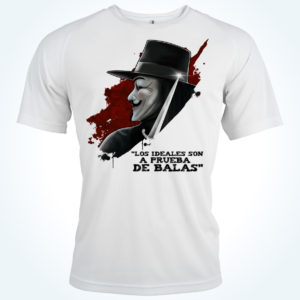 Camiseta personalizada V de Vendetta