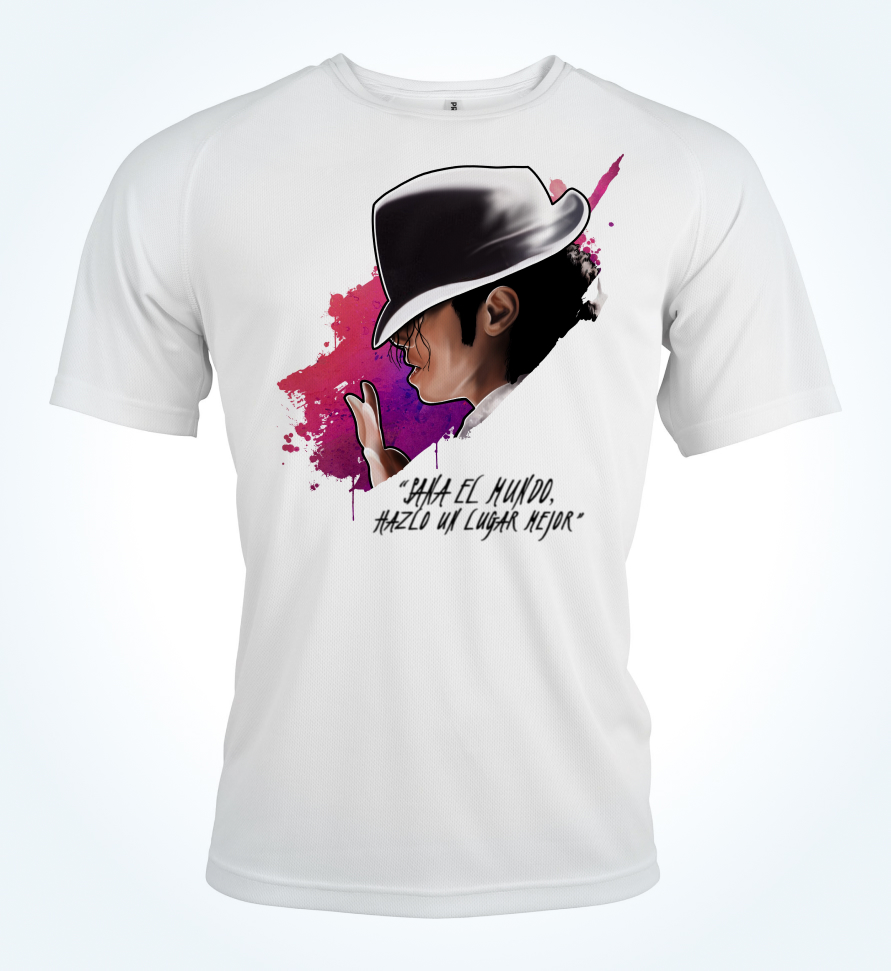 camiseta de michael jackson