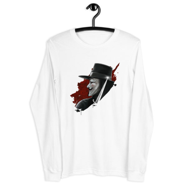 Camiseta manga larga V de Vendetta